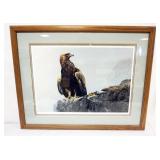 1137	ROBERT BATEMAN PRINT, FRAMED AND MATTED, PENCIL SIGNED AND NO. 866/950 *IN THE HIGHLANDS GOLDEN