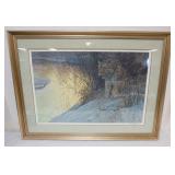 1141	ROBERT BATEMAN PRINT, FRAMED AND MATTED, PENCIL SIGNED AND NO. 312/4500 *SIBERIAN TIGER*, APPRO