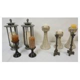 1165	LARGE GROUP OF ASSORTED DECORATIVE CANDLESTICKS, LARGEST APPROXIMATELY 21 IN H