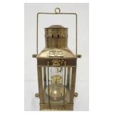 1188	CONTEMPORARY BRASS CARGO KEROSENE LANTERN