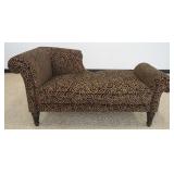 1203	BERNHARDT *FLAIR COLLECTION* UPHOLSTERED SETTEE, APPROXIMATELY 65 IN X 35 IN X 32 IN H