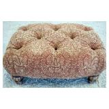 1217	UPHOLSTERED TUFTED TOP OTTOMAN, APPROXIMATELY 32 IN X 24 IN X 15 IN