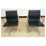 1243	EAMES ALUMINUM CHAIRS, EACH APPROXIMATELY 23 IN X 21 IN X 33 IN H