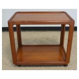1249	DANISH MODERN ROLLING CART, APPROXIMATELY 30 IN X 19 IN X 26 IN H