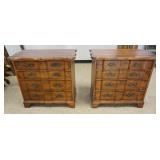 1290	PAIR OF CENTURY 4 DRAWER CHESTS, EACH APPROXIATELY 36 IN X 20 IN X 34 IN