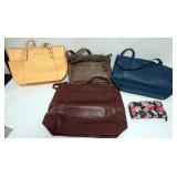 1146	2 MICHAEL KORS BAGS, LEATHER SATCHEL, BUENO BAG AND STONE MOUNTAIN WALLET