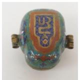 1010	CLOISONNE BOX, APPROXIMATELY 4 IN X 4 IN X 2 1/2 IN HIGH