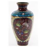 1009	CLOISONNE VASE, APPROXIMATELY 7 1/2 IN HIGH