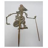 1070	LARGE SHADOW PUPPET, PERSIAN LEATHER, APPROXIMATELY 28 IN HIGH