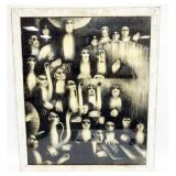 1094	PETER GRAU FAMED PRINT, APPROXIMATELY 29 IN X 35 IN OVERALL