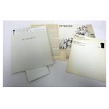 1101	PETER GRAU, 2 EXHIBIT BOOKS AND BROCHURES, 1 SIGNED BY HIM