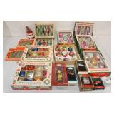 1185	LARGE ASSORTMENT OF VINTAGE AND CONTEMPORARY ORNAMENTS