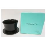 1186	TIFFANY & COMPANY ELSA PERETTI BLACK FLOWER POT
