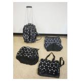 1190D	THIRTY ONE 4 PIECE TRAVEL SET, LARGEST APPROXIMATELY 14 IN X 9 IN X 21 IN