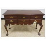1219	AMERICAN DREW *AMERICAN INDEPENDENCE COLLECTION* 6 DRAWER MAHOGANY SERVER, APPROXIMATELY 47 IN 