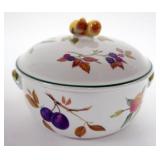1024	EVESHAM VALE ROYAL WORCESTER COVERED DISH, APPROXIMATELY 9 IN X 8 IN H