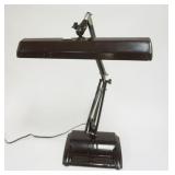 1034	VINTAGE METAL INDUSTRIAL DESK LAMP