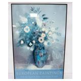 1099	FRAMED MMA POSTER *EUROPEAN PAINTINGS* APPROXIMATELY 24 IN X36 IN 