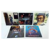 1124	VINTAGE VINYL RECORD ROCK ALBUMS, ASSORTED LPS