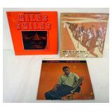 1145	VINTAGE VINYL RECORD MILES DAVIS JAZZ ALBUMS, ASSORTED LPS