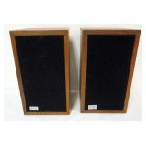 1167	PAIR OF ROR BOOKSHELF SPEAKER, EACH APPROXIMATELY 7 IN X 7 IN X 12 IN H