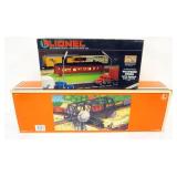 1183	LIONEL TRAIN O GAUGE TRAIN TRUSS BRIDGE WITH FLASHER END PIERS AND LIONEL ROAD SIDE DINNER