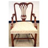 1228	BEVAN FUNNELL LTD CHIPPENDALE STYLE ARM CHAIR, APPROXIMATELY 23 IN X 23 IN X 39 IN H