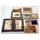 1019	GROUP OF ANTIQUE PHOTOS INCLUDING NIAGRA FALLS, LARGEST APPROXIMATELY 10  IN X 8 IN 