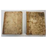 1020	2 ANTIQUE LEDGER BOOKS, EARLY 1800