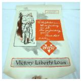 1026	ORIGINAL WWI POSTER, APPROXIMATELY 29 3/4 IN X 20 IN, WEAR ON EDGES