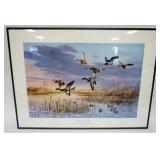1041	JAMES H. KILLEN ARTIST SIGNED AND NUMBERED DUCK PRINT, TITLED *THAT SPECIAL TIME*, APPROXIMATEL