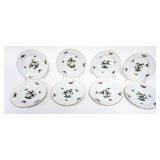 1069	HEREND ROTHSCHILD BIRD PLATES, EACH  APPROXIMATELY6 IN
