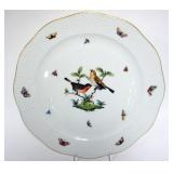 1070	HEREND ROTHSCHILD LARGE BIRD  PLATE, APPROXIMATELY 13 IN