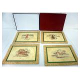 1071	VILLEROY & BOCH CHRISTMAS PLACE MATS, EACH APPROXIMATELY 11 1/4 IN X 16 IN IN ORIGINAL BOX