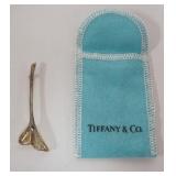 1128	TIFFANY & CO. GINGKO LEAF PIN, STERLING SILVER .17 OZT