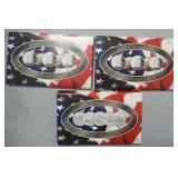 1161	3 SETS - GOLD EDITION STATE QUARTER COLLECTION 2002, 2004, 2006