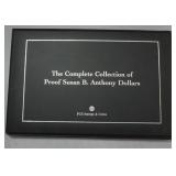 1166	SUSAN BE ANTHONY DOLLARS 1979 S, 1980 S, 1981 S, 1999 P WITH STAMPS