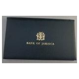 1171	1977 BANK OF JAMAICA BANK NOTE SET, LTD ED FOLDER SN 0095 TWO DIGIT VERY LOW SERIAL NUMBER