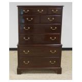 1210	ETHAN ALLEN SIGNATURE CHERRY 6 DRAWER HIGH CHEST ON BRACKET FEET, APPROXIMATELY 36 IN X 19 IN 5