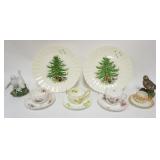 1070	GROUP OF ASSORTED CHINA INCLUDNG SHELLY CUPS & SAUCERS, LIMOGES, ROYAL COPENHAGEN, BOEHM & BLUE