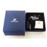 1075	SWAROVSKI CRYSTAL *CORPORITA AQUAMARINE* APPROIMATELY 3 IN