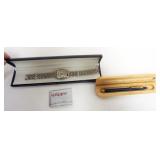 1131	GRUEN PRECISION WATCH AND VINTAGE CROSS PEN IN WOOD BOX