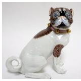 1006	DRESDEN PUG DOG FIGURE, APPROXIMATELY 7 1/2 IN H