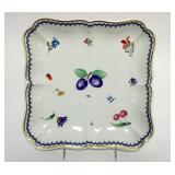 1010	RICHARD GINORI ITALIAN FRUITS PORCELAIN TRAY, APPROXIMATELY  8 1/4 IN