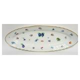 1014	RICHARD GINORI ITALIAN FRUITS PORCELAIN OVAL PLATTER, APPROXIMATELY 26 IN X 10 IN X 2 1/2 IN