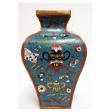 1040	CLOISONNE VASE, APPROXIMATELY 10 IN H