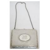 1065	LADIES STERLING SILVER COIN PURSE, APPROXIMATELY 3 IN X 4 IN