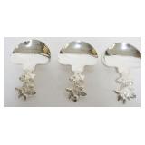 1087	CHRISTOFLE STRAWBERRY SERVING SPOONS, EACH APPROXIMATELY 4 IN X 6 1/4 IN