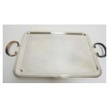 1090	CHRISTOFLE DOUBLE HANDLE SERVING TRAY, APPROXIMATELY 22 IN X 13 IN