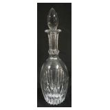 1117	CHRISTOFLE CRYSTAL DECANTOR, APPROXIMATELY 13 3/4 IN HIGH